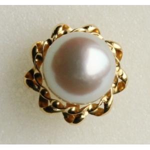 タイピン 大珠10ｍｍ ｐｅａｒｌ パール アコヤ本真珠 伊勢志摩産 K18製 メンズアクセサリー タイタック Epsi Rating Com