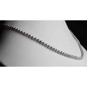 グレー ベビーパールネックレス 4.5-5mm 伊勢志摩産 アコヤ真珠