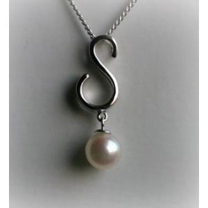 1粒パールスルーネックレス！アコヤ真珠 6.5-7mm 伊勢志摩産 あこや