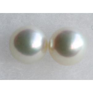 パールピアス 直結 スタッド 7-7.5mm 伊勢志摩産 アコヤ真珠 Pt900 