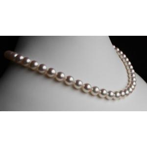 【大珠 花珠級のテリ✨】あこや真珠ネックレス イヤリング 8.0-8.5mm 大珠 パールネックレス 8.5-9.0mm 花珠級 アコヤ真珠 伊勢志摩産 Pearl