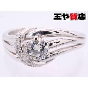Pt900ダイヤモンドリング D0.501 D0.18 4.4g #16 プラチナ : 鴫原質店