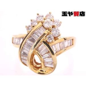 CELINE（セリーヌ） ダイヤ0.02ct デザイン リング9号 pt900 プラチナ