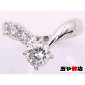 名東】リング 指輪 ハーフエタニティ ダイヤ 0.405ct Pt950 プラチナ