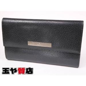 特別価格　美品　GUCCI グッチ　二つ折り　長財布　シマレザー　グッチシマ　黒 GUCCI（グッチ） 長財布 二つ折り シマレザー マイクログッチシマ 総柄
