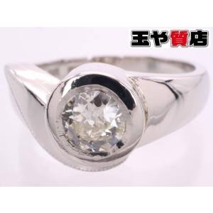 エメラルド0.43ct ダイヤ0.26ct デザイン リング 11.5号 pt900