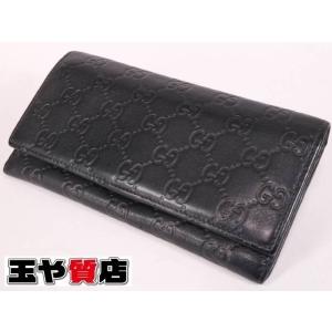GUCCI（グッチ） 財布 三つ折り 035.2149.2147 レザー 黒 : 親切な 玉