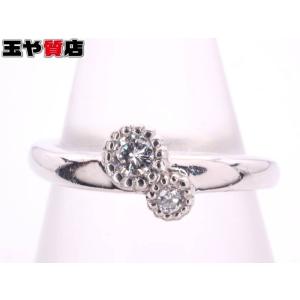 STAR JEWELRY（スタージュエリー） 美品 ダイヤ 0.05ct ハート リング