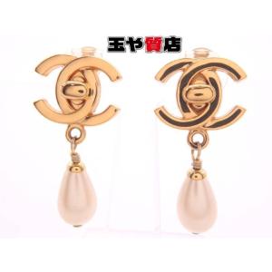 CHANEL（シャネル） ココマーク 07P ピアス ブラック シルバーカラー