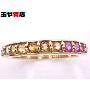 agete（アガット） ハーフエタニティ V字 リング ダイヤモンド 0.06ct