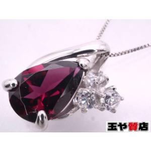AHKAH（アーカー） ダイヤ0.12ct V字 チェーン ネックレス K18 VC-755