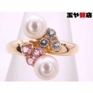 ドクターコパ Dr.Copa サファイヤ0.36ct ダイヤ 0.08ct ピンキーリング