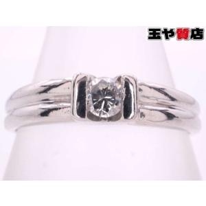 CELINE（セリーヌ） ダイヤ0.02ct デザイン リング9号 pt900 プラチナ
