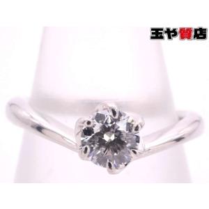 TIFFANY&Co.（ティファニー） 美品 ソリティア ダイヤ 0.37ct リング