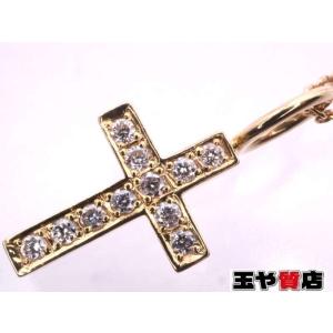 SJX K18YG イエローゴールド ペンダントトップ ダイヤモンド0.16ct