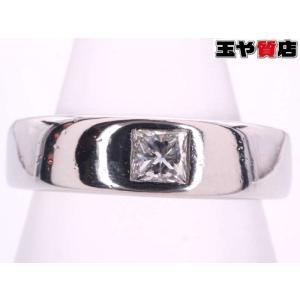 0.50ct ダイヤモンドリング Pt900 8号 プラチナ 指輪 00555