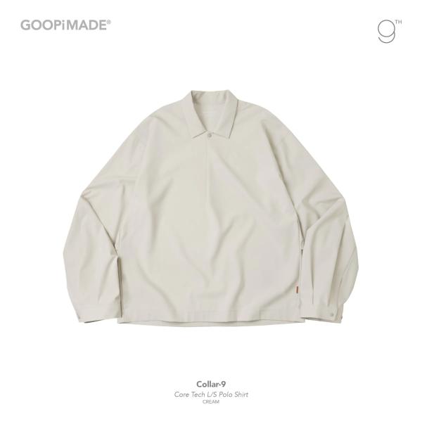 グーピーメイド Collar-9 Core Tech L/S Polo Shirt #Cream [...
