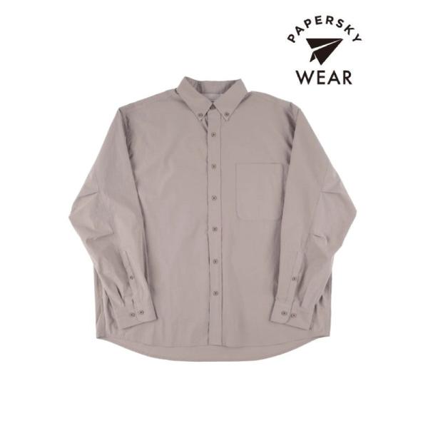 HIKE&amp;BIKE CAVE TYPEWRITER BIG SHIRT #GRAYGE [PS231...