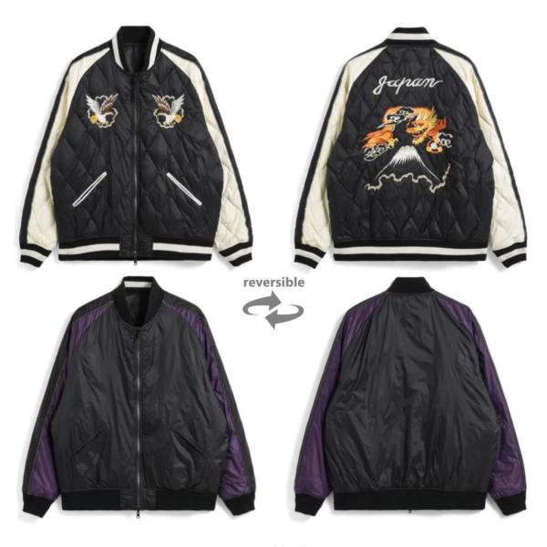 タイオン REVERSIBLE 「SKAJAN」 DOWN JACKET #BK×OFF / BK×...