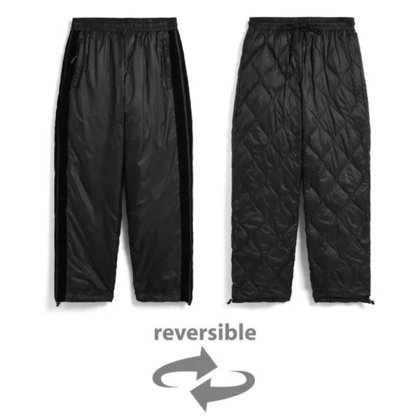 タイオン TRACK NYLON DOWN PANTS #BK（LINE/BLACK） [TAION...