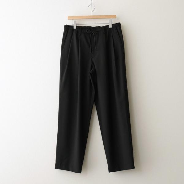 マーカウェア DOUBLE PLEATED EASY TROUSERS #BLACK [A26A15...