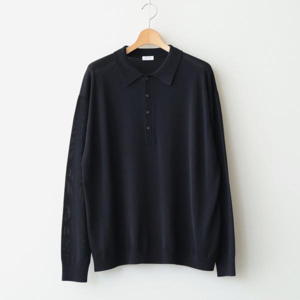 クレプスキュール L/S Polo #BLACK [2601-013] ユニセックス トップス cr...