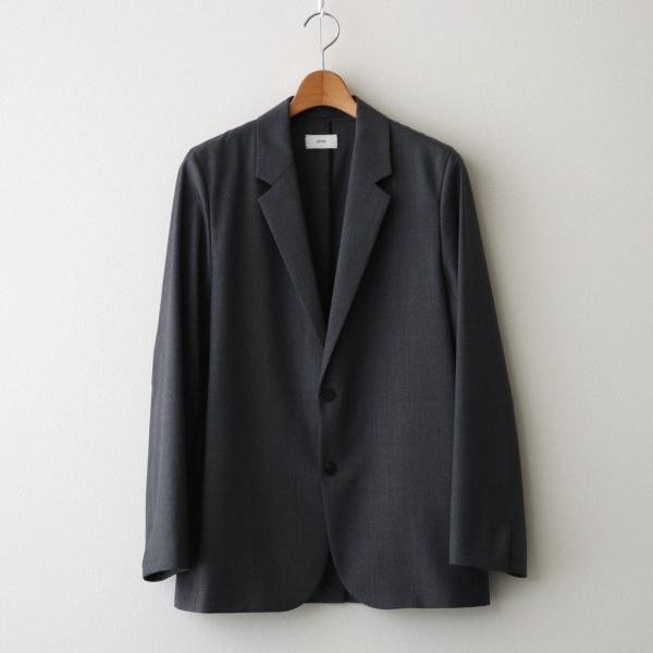 エイトン WOOL TROPICAL TAILORED JACKET #TOP GRAY [JKAG...