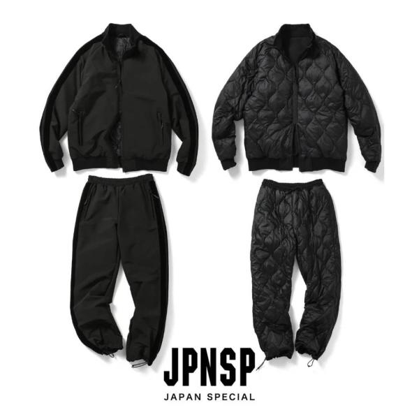 タイオン JERSEY DOWN JACKET &amp; PANTS (上下セット) #BK（LINE/B...