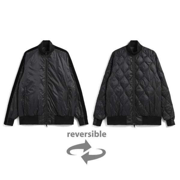 タイオン TRACK NYON DOWN JACKET #BK（LINE/BLACK） [TAION...