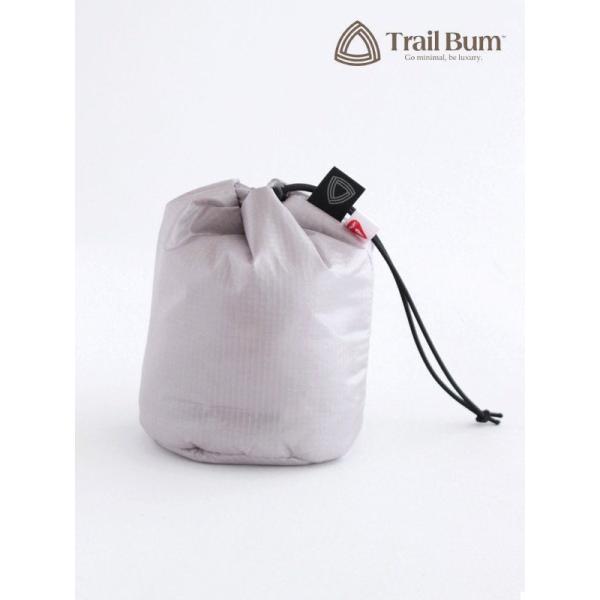 P.I. STUFF SACK #Silver プリマロフト内蔵スタッフサック　TRAIL BUM ...