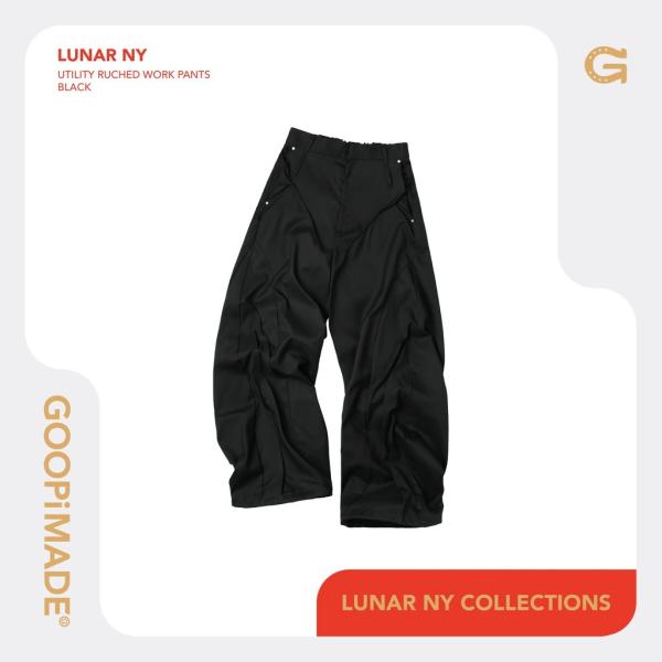 グーピーメイド Lunar 26 - Utility Ruched Work Pants #Blac...