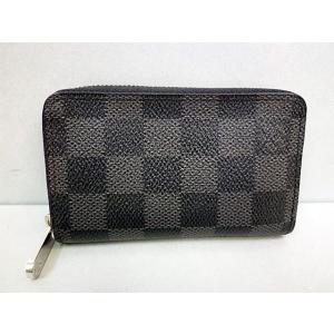 ﾙｲ･ｳﾞｨﾄﾝ ｺｲﾝｹｰｽ ｼﾞｯﾋﾟｰｺｲﾝﾊﾟｰｽ N63076 ﾀﾞﾐｴ・ｸﾞﾗﾌｨｯﾄ 【中古】(62215) LOUIS VUITTON（ルイ・ヴィトン） ダミエグラフィット ジッピー