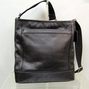 COACH コーチ ショルダーバック カーフ/ブラック中古｜tamaya0078