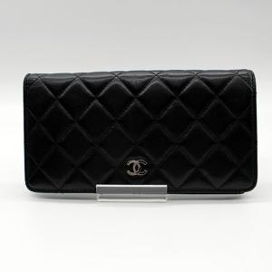 CAMELIA CHANEL シャネル カメリア長財布 キャビアスキン