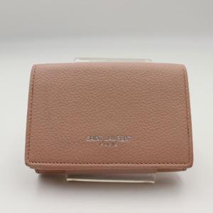 YVES SAINT LAURENT◇3つ折り財布/--/ブラック/レディース/682210