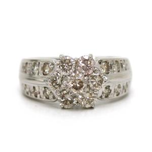 Pt900 タンザナイトリング 12.5号 2.23ct ダイヤモンド 0.17ct