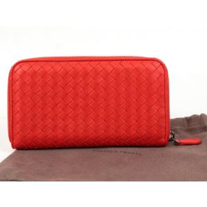 【美品】グッチ マイクロシマ 二つ折り財布 赤 レザー ラウンドファスナー グッチシマ GUCCI グッチ 二つ折り札入れ マイクロシマ レザー 368175