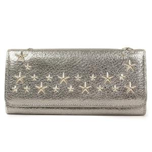 JIMMY CHOO ジミーチュウ 長財布 スタースタッズ ブラック レザー
