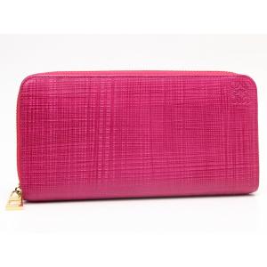 美品 LOEWE ロエベ アナグラム ピンク ゴールド金具 レザー 長財布 ロングウォレット レディース 601424 【中古】 楽天市場】ロエベ 長財布（カラーピンク）（バッグ・小物・ブランド