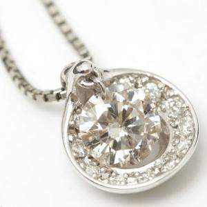 ダイヤモンド ネックレス プラチナ 0.51ct 0.10ct 44cm Pt850 10338｜tamaya78