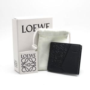 ロエベ　LOEWE 長財布　折り財布　シープスキンレザー　ブラック　黒 LOEWE（ロエベ） 長財布 黒 ナッパレザー シープスキン LOEWE 81303