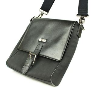 BURBERRY Black label バーバリー ショルダーバッグ レザー 黒 チェック BKL88-735-09 調節可 18250｜tamaya78