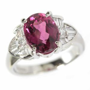 Pt900 天然ブルーサファイアリング 10号 約12.6g 4.34ct ダイヤモンド