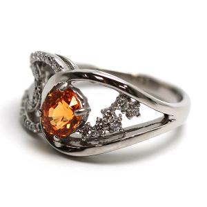 ルビー 指輪 プラチナ リング 0.447ct ダイヤ 0.086ct 7月 誕生石