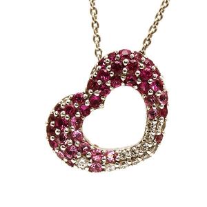 Ponte Vecchio（ポンテヴェキオ） ハートキー ネックレス ダイヤモンド