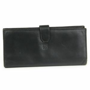 LOEWE / 長財布/レザー/BLK/無地/メンズ LOEWE◇長財布/レザー/BLK/無地/メンズ : セカンドストリートYahoo!店