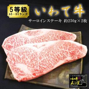 サーロインステーキ いわて牛 五つ星 5等級ランク（A5・B5） 約250g×2枚 │ お歳暮 冬ギフト 2025 お取り寄せグルメ 東北 国産｜青森グルメを直送 ためのぶストア