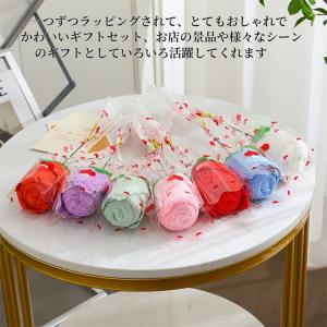6本で送料無料 タオルギフト タオルフラワー ...の詳細画像2
