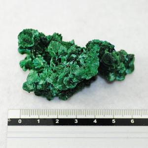 マラカイト （孔雀石） 玉 ザイール産 直径：約49mm 重さ：約232g