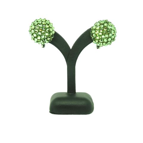 ミラーボール　イヤリング　ピアス　MME93P　MMF93P　ペリドット